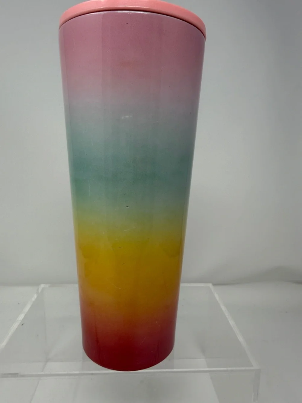 Starbucks Rainbow Ombré summer 2019 24oz Stainless Tumbler